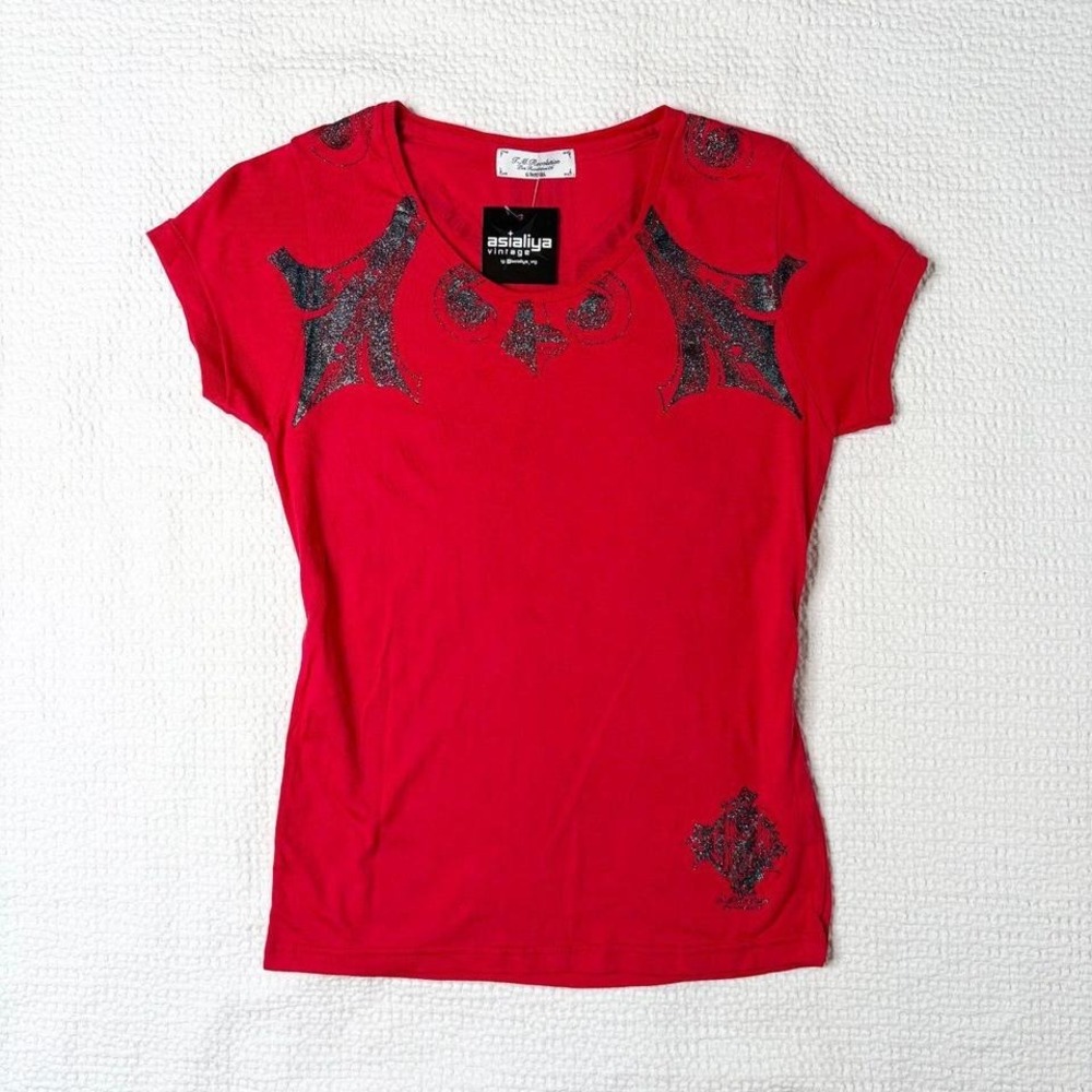 Diesel gothic cross graphic tee